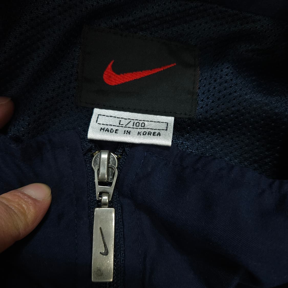 00s 나이키 바람막이 L 네이비 상품이미지5
