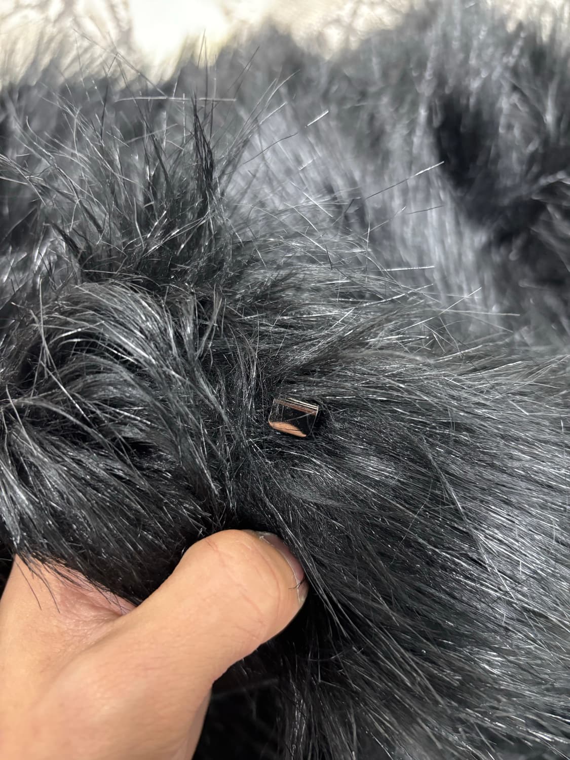 Black ECO Fur Jacket 상품이미지6