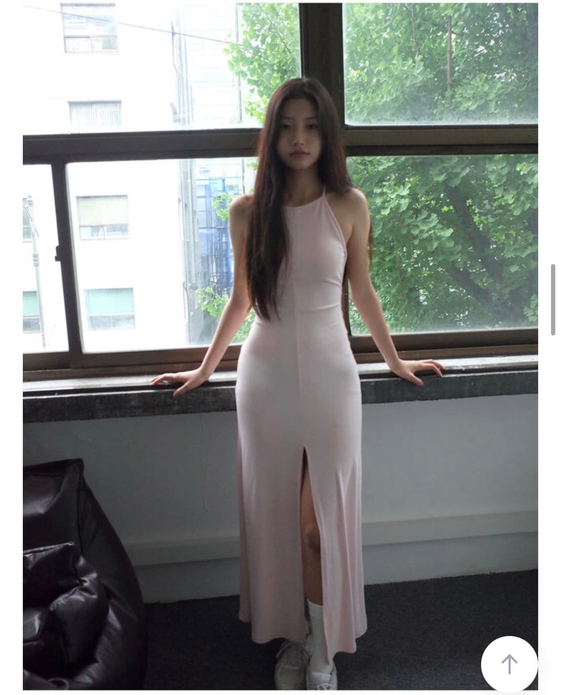 베이비랩 홀터 롱원피스 핑크 상품이미지2