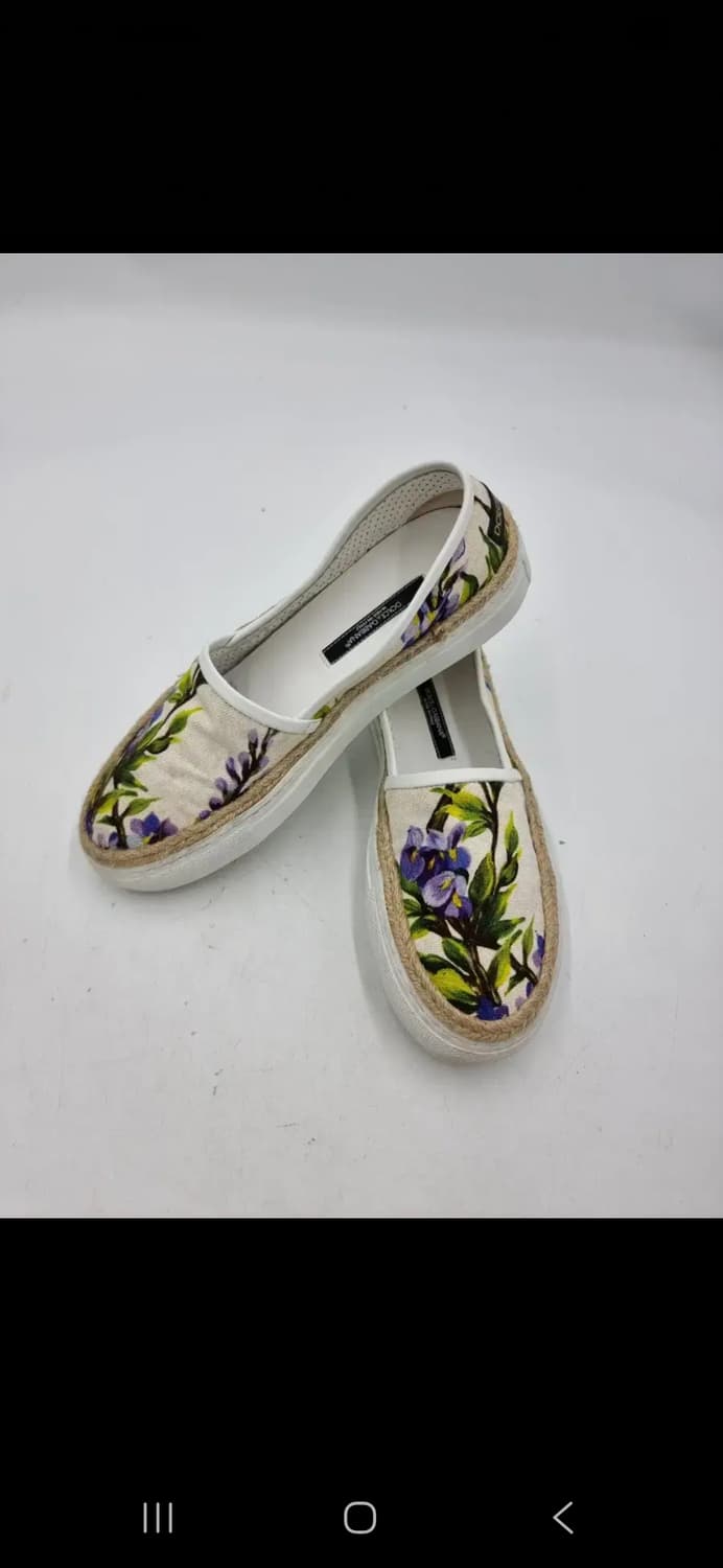 (정품)돌체앤가바나 플라워 에스파듀 슬립온(35)225~230 상품이미지1