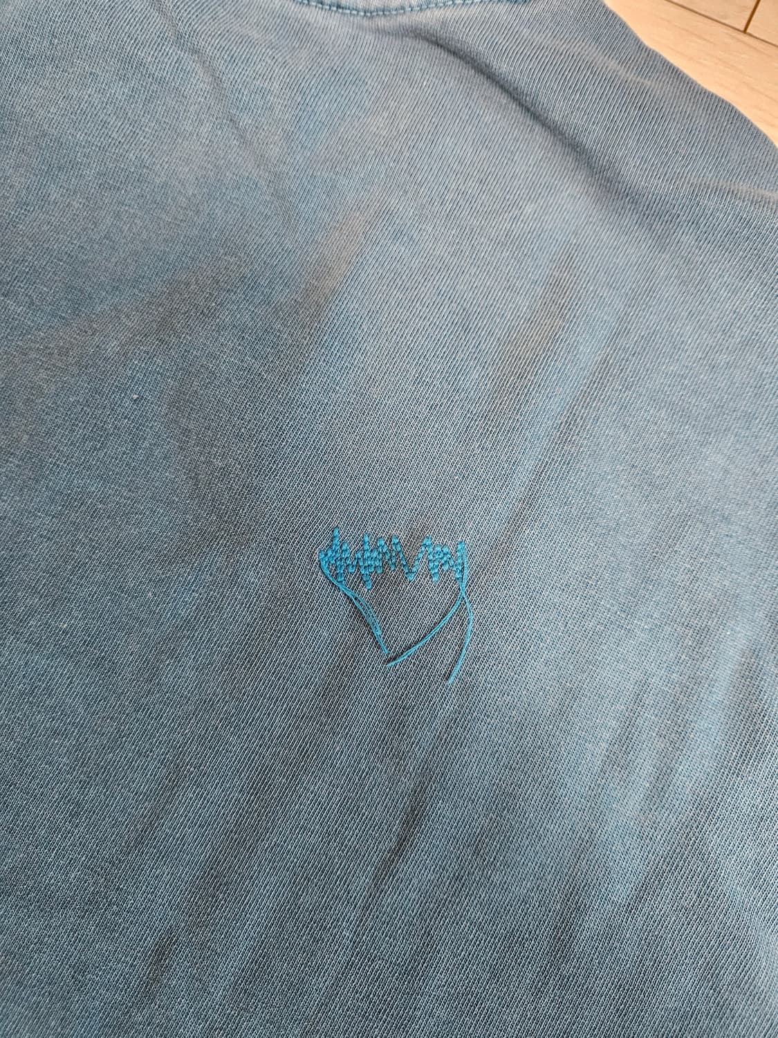 아더에러 블루 워싱 반팔 티셔츠 상품이미지3