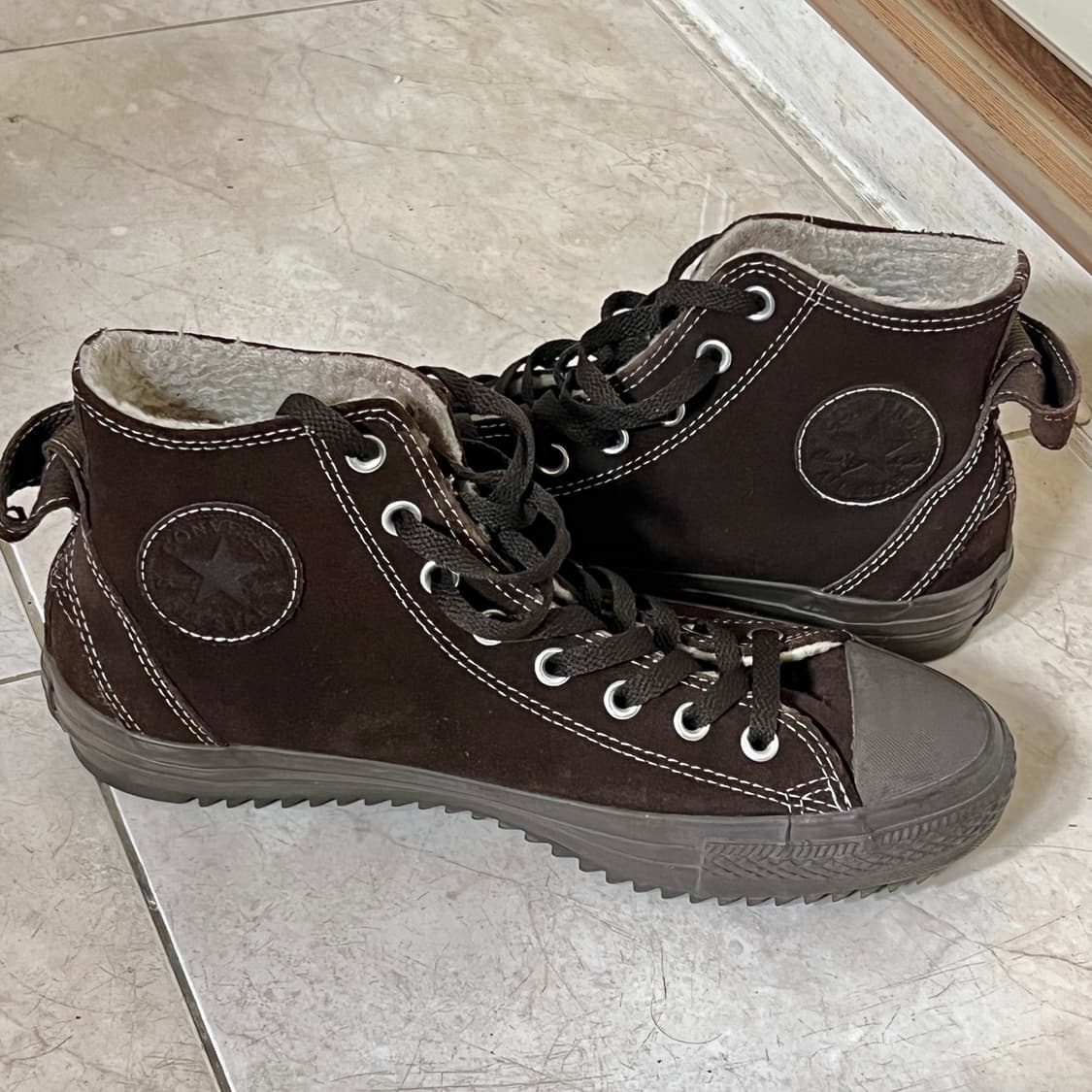 희귀매물🦬컨버스 척테일러 올스타 양털 브라운 280 상품이미지1