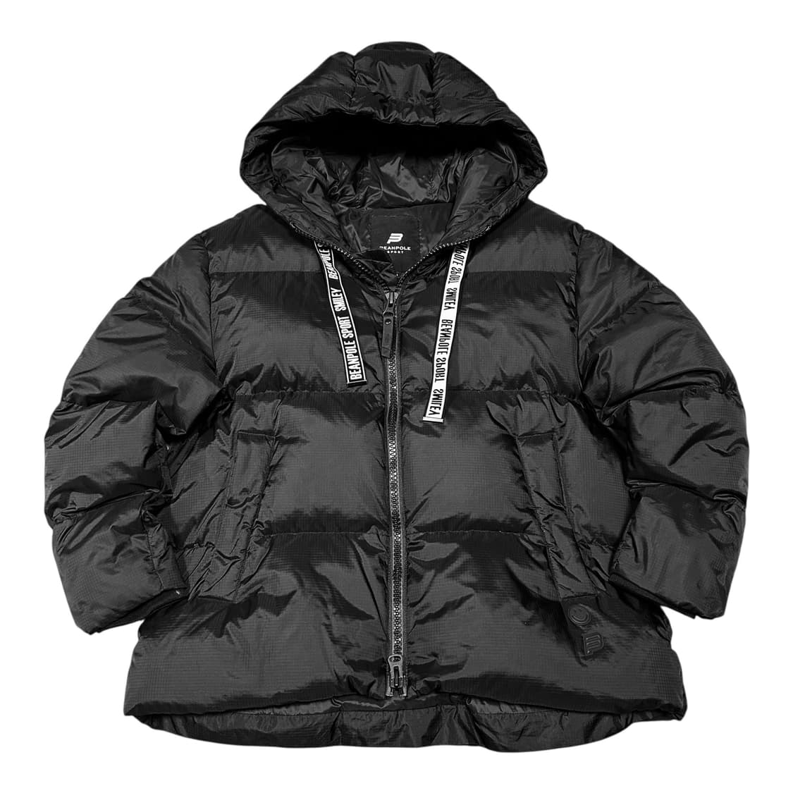 ✨ (바배) 빈폴 스포츠 x 스마일리 콜라보 덕다운 블랙 패딩  상품이미지1