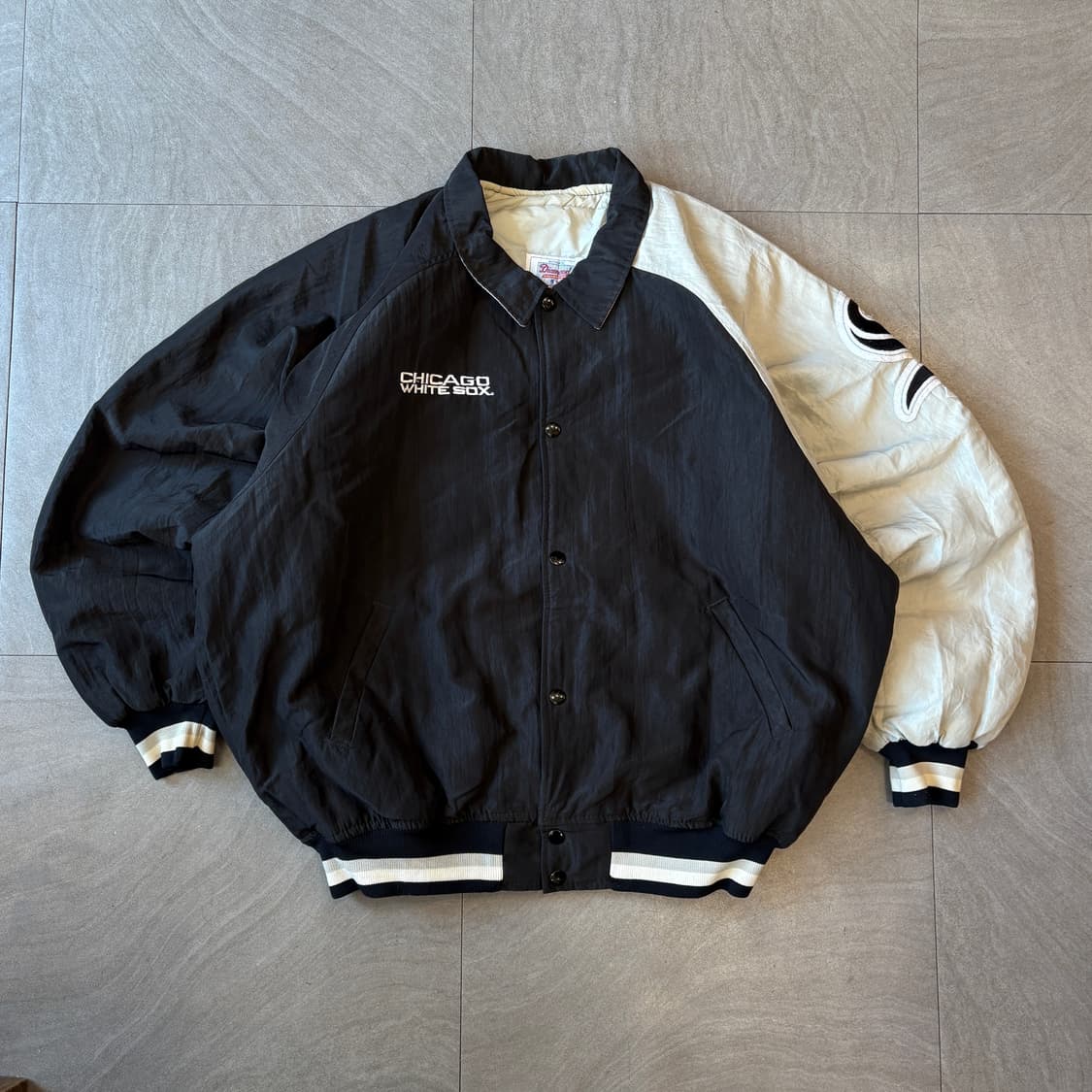 90s 90년대 미국 생산 스타터 시카고 화이트 삭스 자켓  상품이미지1
