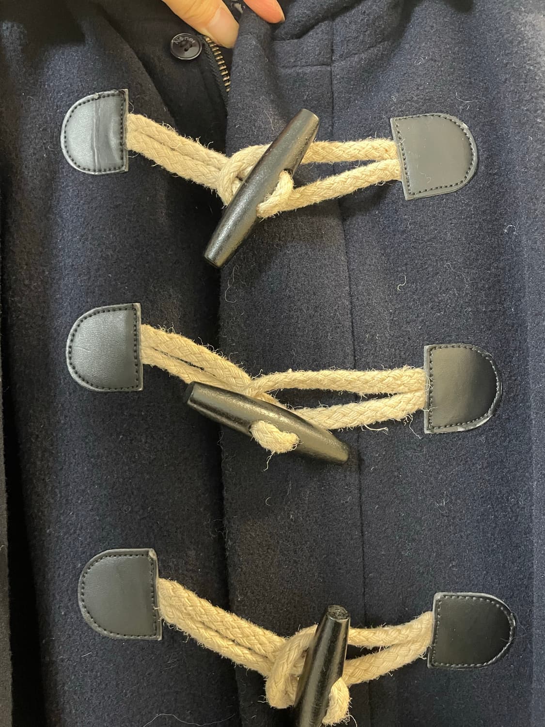 네넷 네이비 떡볶이 코트 상품이미지3