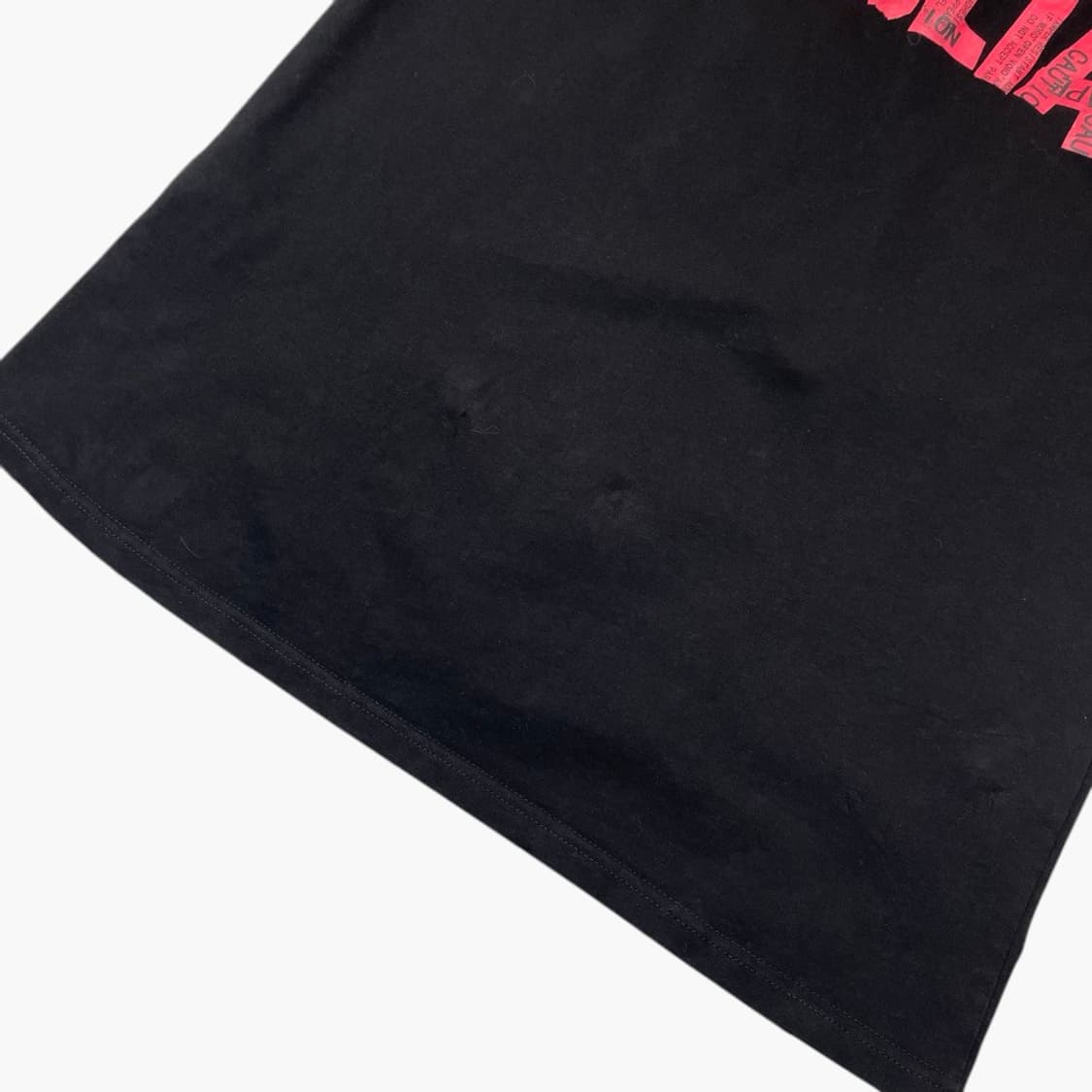 발렌시아가 Balenciaga 블랙 시큐리티 테이프 로고 반팔 티셔츠 M 상품이미지10
