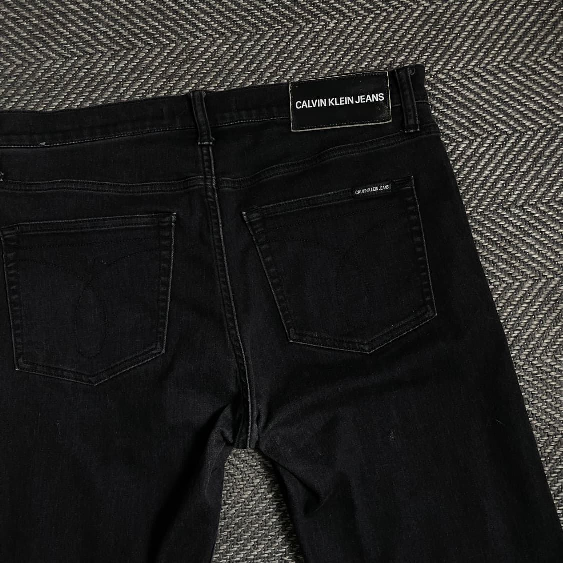 캘빈클라인 슬림핏 흑청 데님 팬츠y 4877 상품이미지2