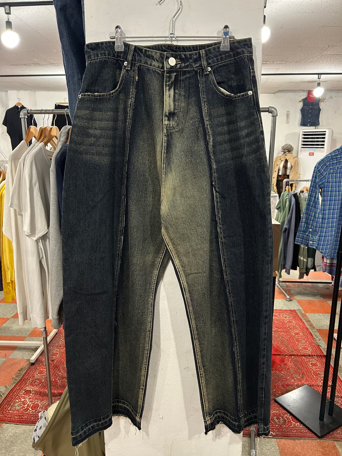 와이드 데님팬츠 상품이미지1