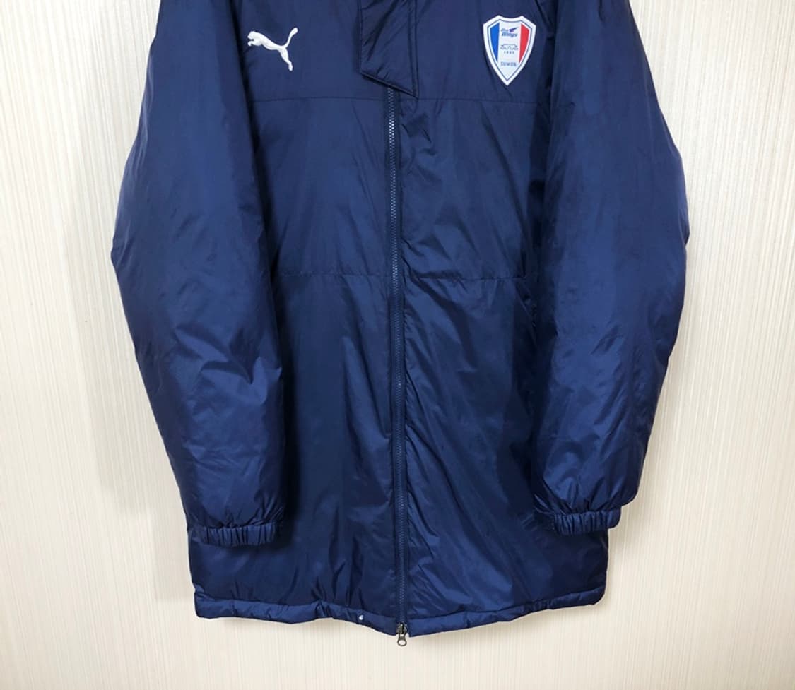 K리그 푸마 2020 수원삼성블루윙즈 네이비 하프패딩 XXL(110) 상품이미지3