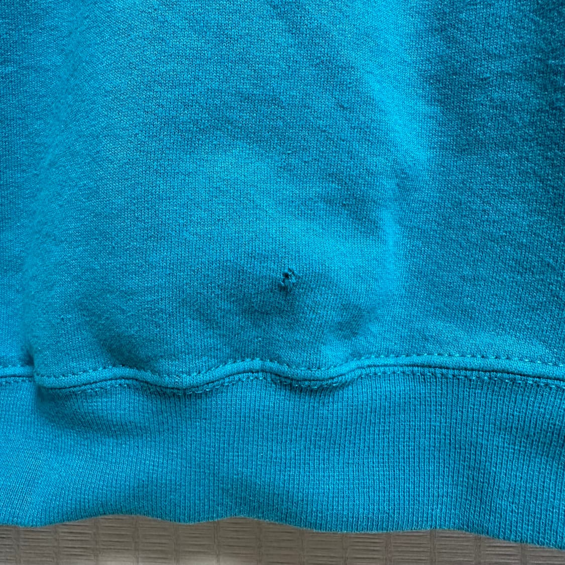 90s 빈티지 에메랄드 블루 후드 집업 L사이즈 상품이미지6