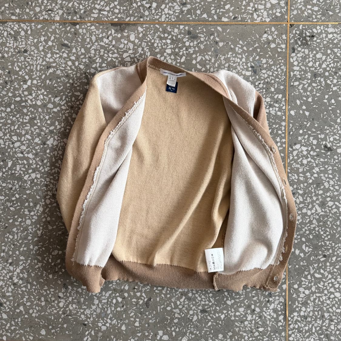 꼼데가르송 셔츠 패널 가디건 상품이미지3