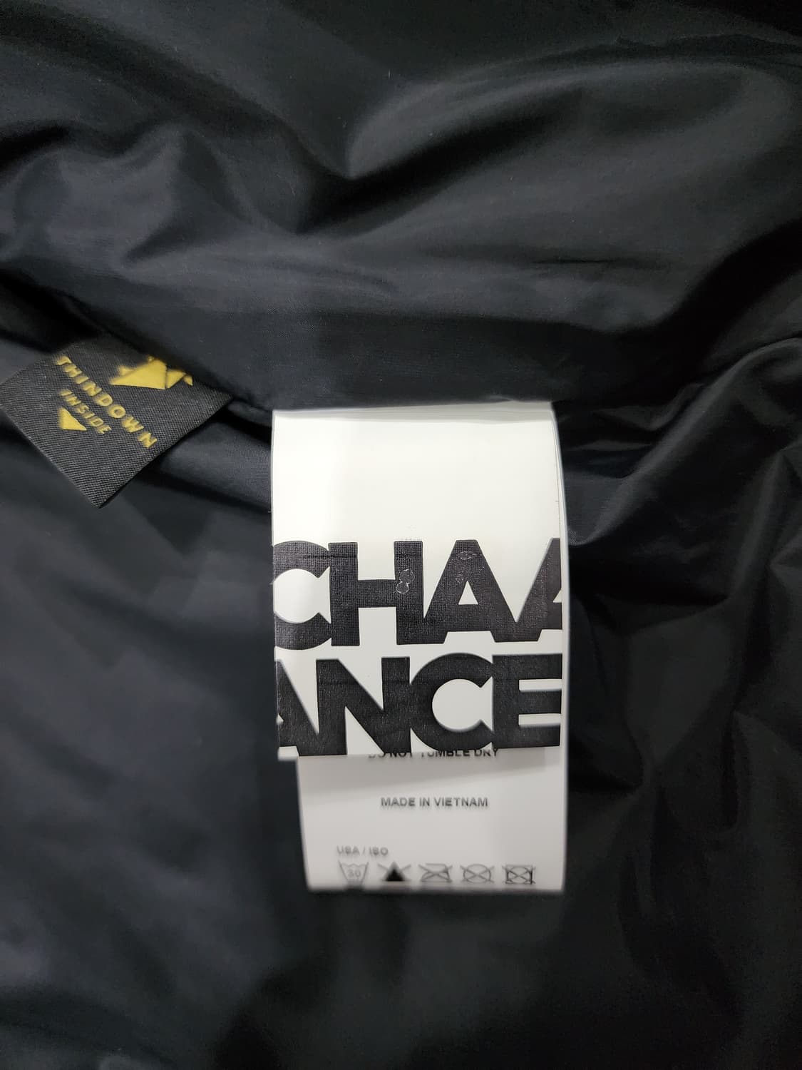 CHAANCE 챈스 우븐 패치 구스다운 패딩 자켓 XL 상품이미지7