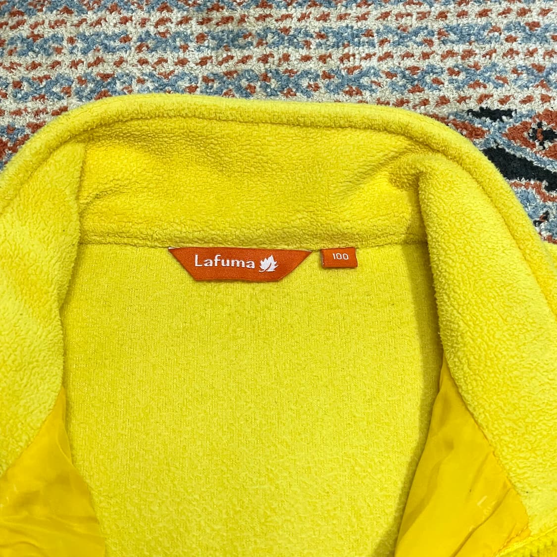 라푸마 옐로우 집업 플리스 자켓 여성100 상품이미지3