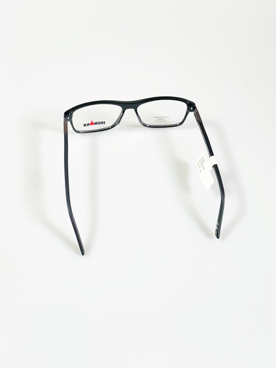 IRONMAN 블랙 뿔테 스퀘어 프레임 빈티지 안경 상품이미지5