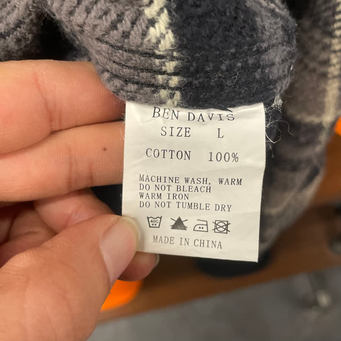 벤 데이비스 스펠 아웃 멀티 체크 플란넬 셔츠 N403 상품이미지8