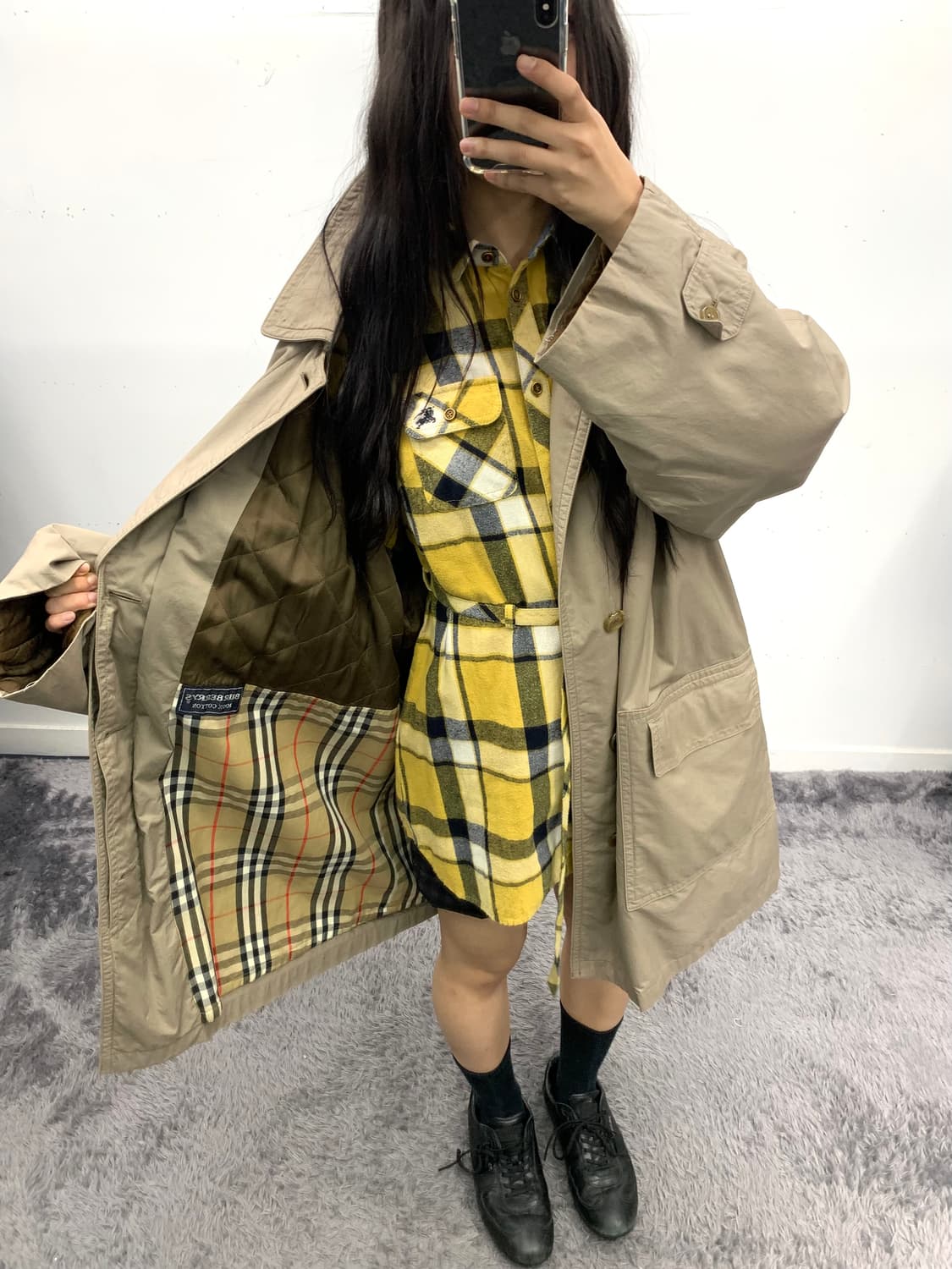 버버리 90s 트렌치코트(누빔안감) 상품이미지1