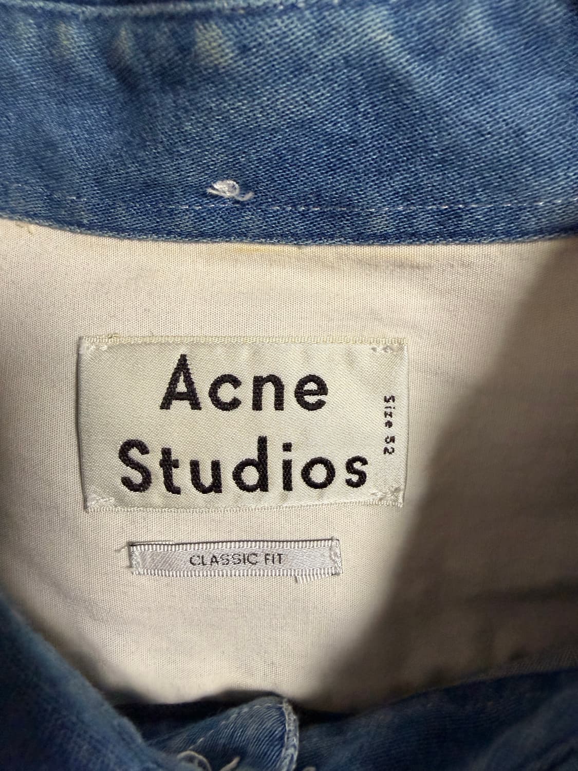 [L] acne studios 아크네 데님셔츠 상품이미지3
