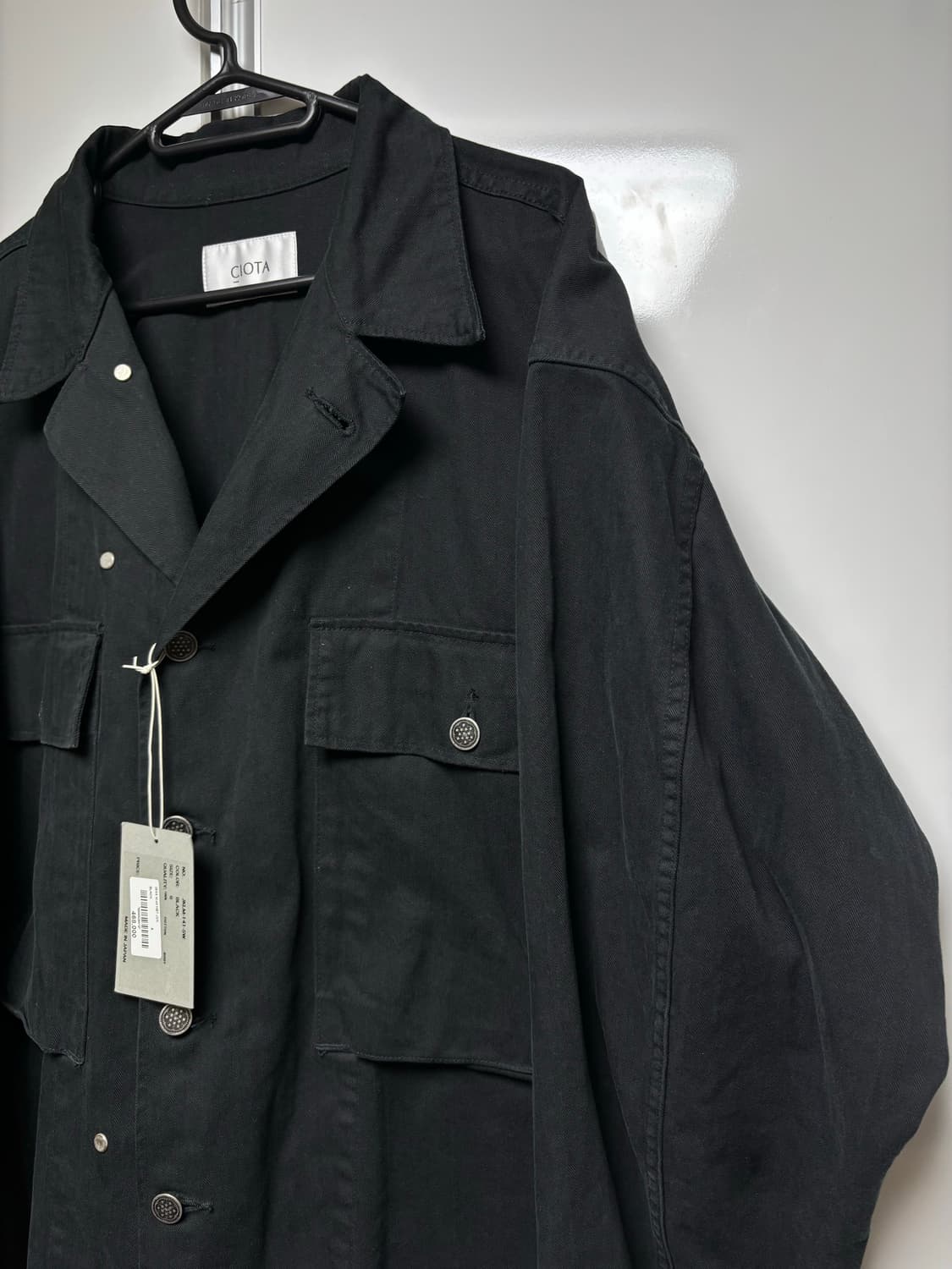 시오타 hbt m43 블랙 스톤워시드 6사이즈 상품이미지4