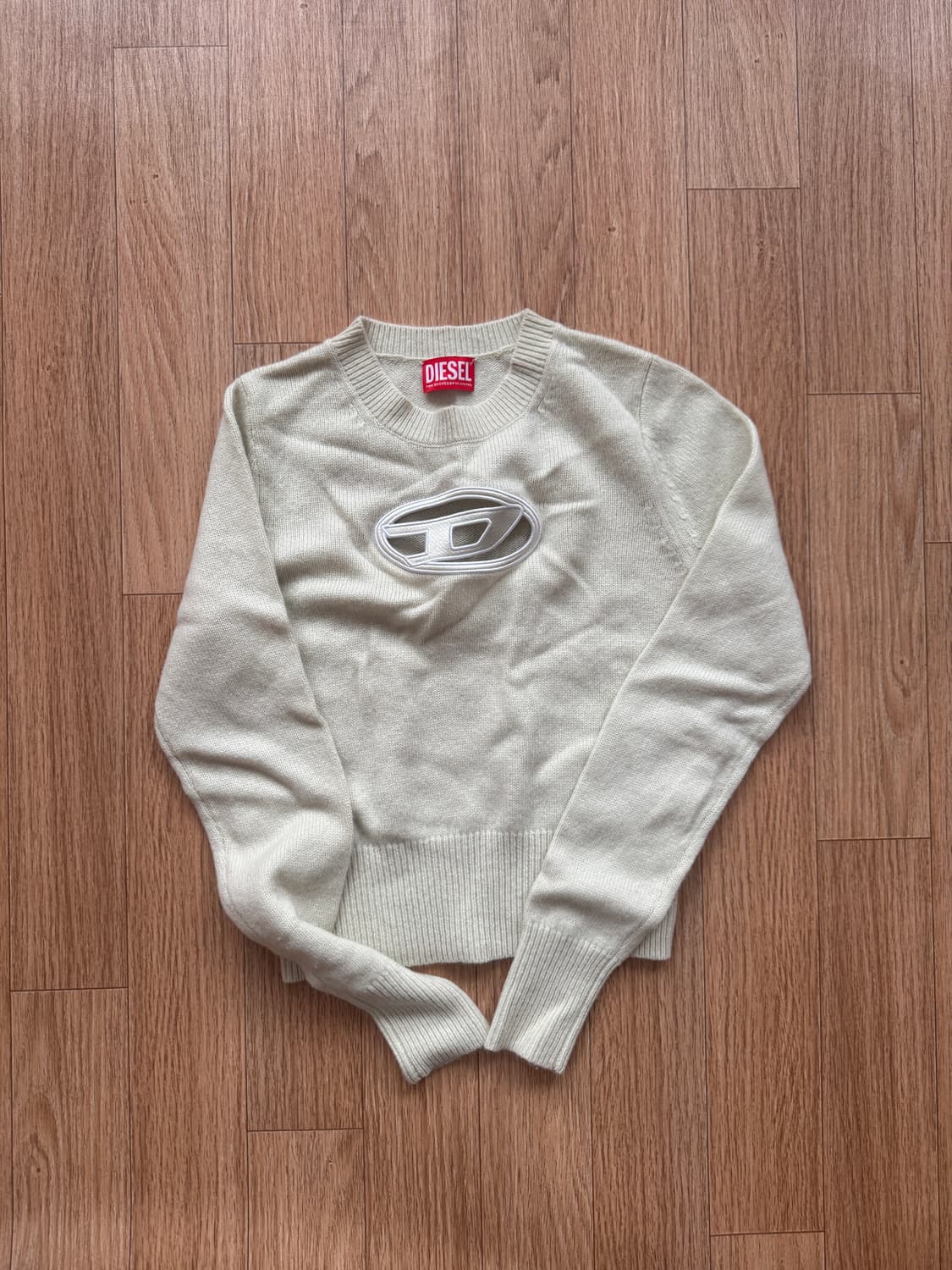 디젤 컷아웃 크롭 니트 XS 상품이미지1