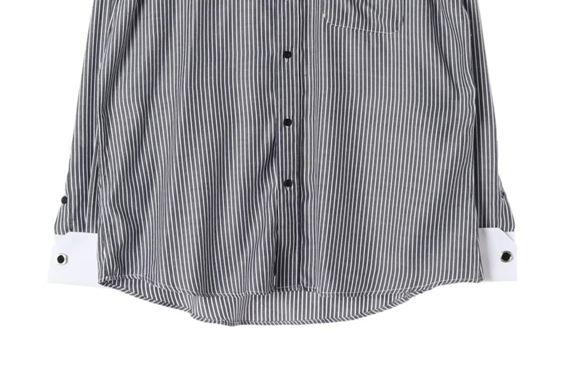 헨리 피카드 싱글 니들 테일러링 스트라이프 셔츠 상품이미지4