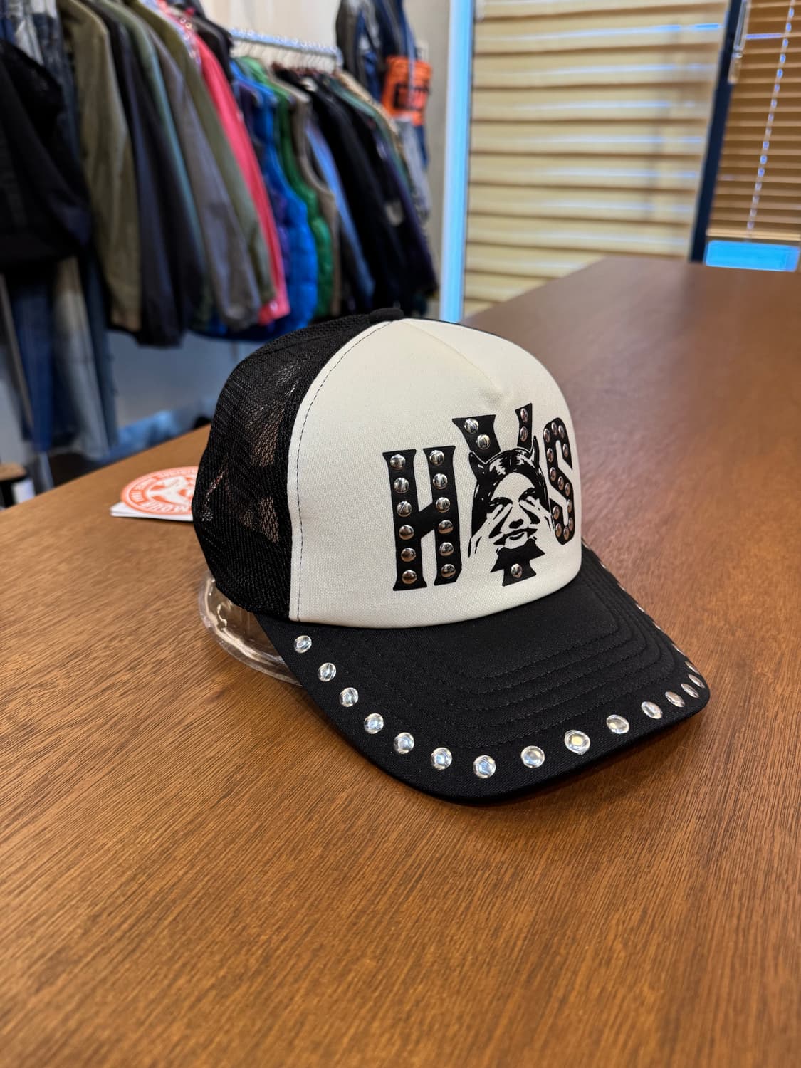 [OS] 히스테릭글래머 see no evil 스터드 메쉬캡  상품이미지4