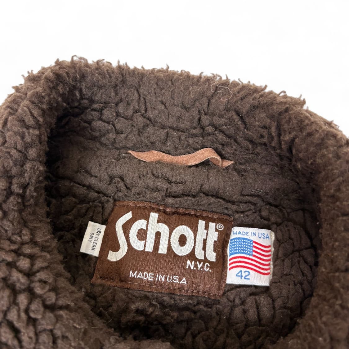 스콧 schott 울 시어링 코트 자켓 상품이미지5