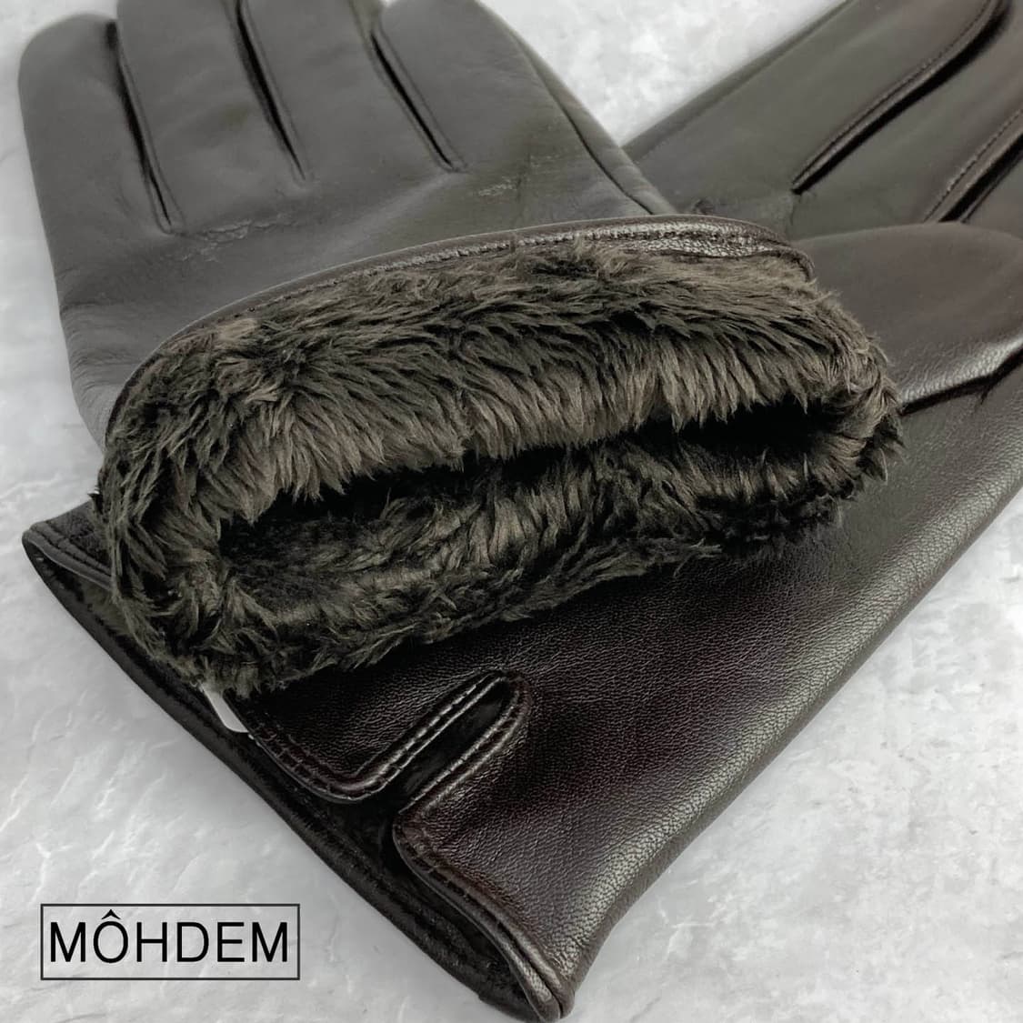 [premium] 가죽 장갑 진브라운 상품이미지7