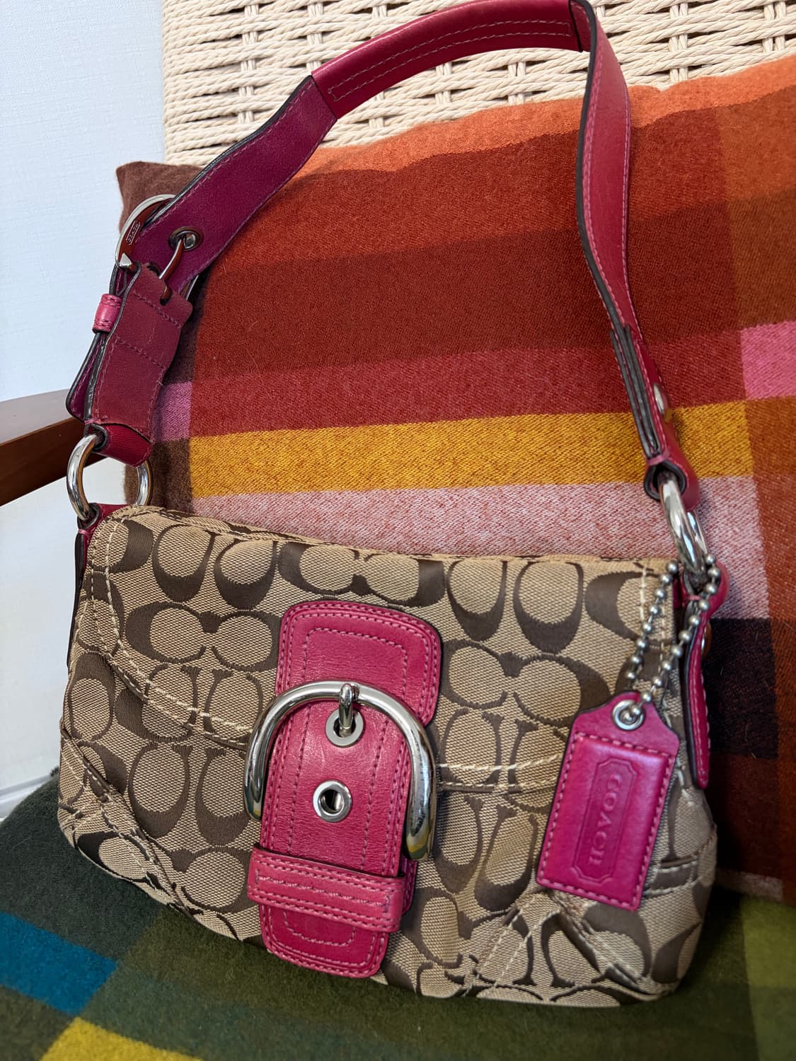 코치 빈티지 정품 웨스턴 미니 숄더백 상품이미지2