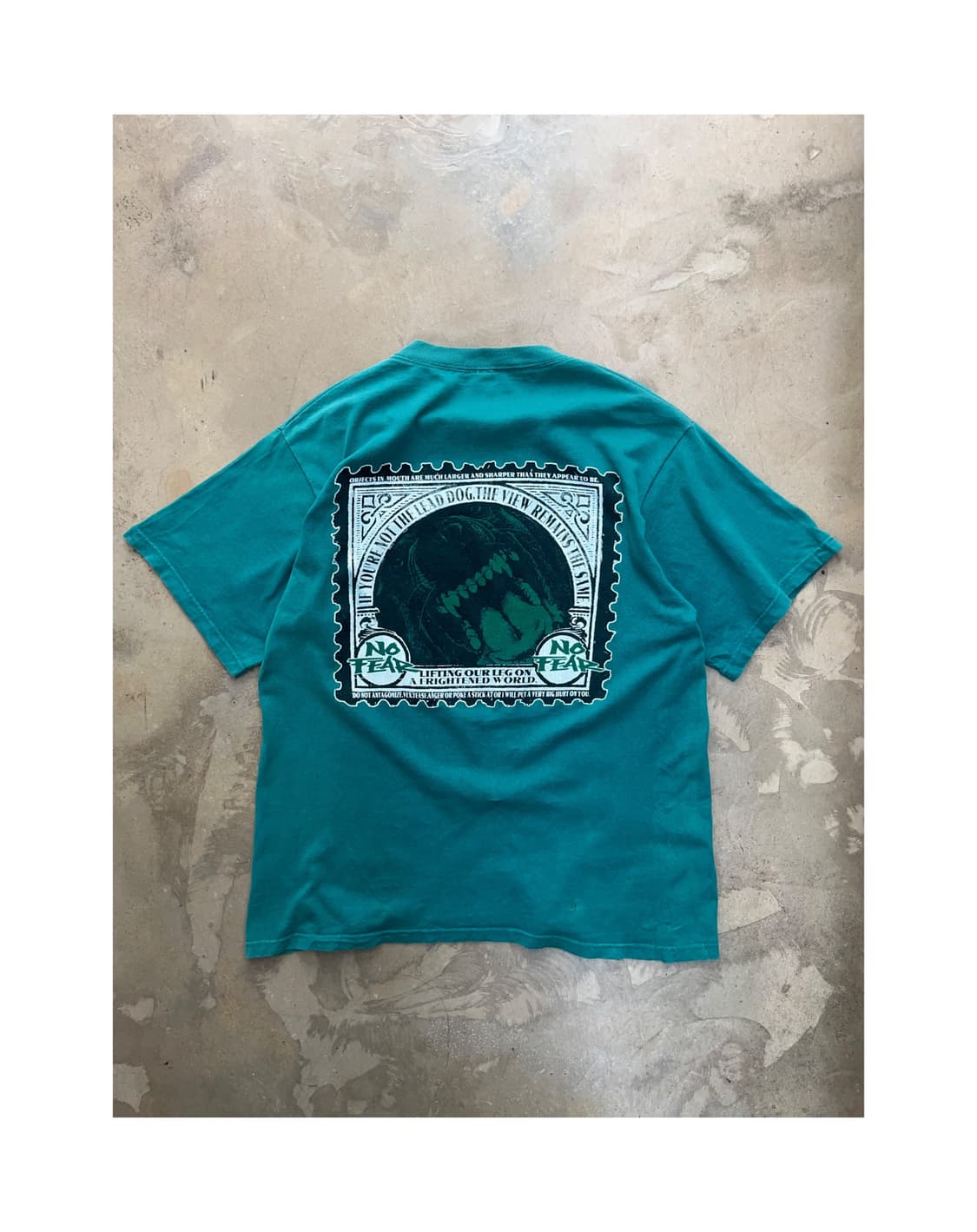 90‘s No Fear Lead Dog T-Shirt 상품이미지3