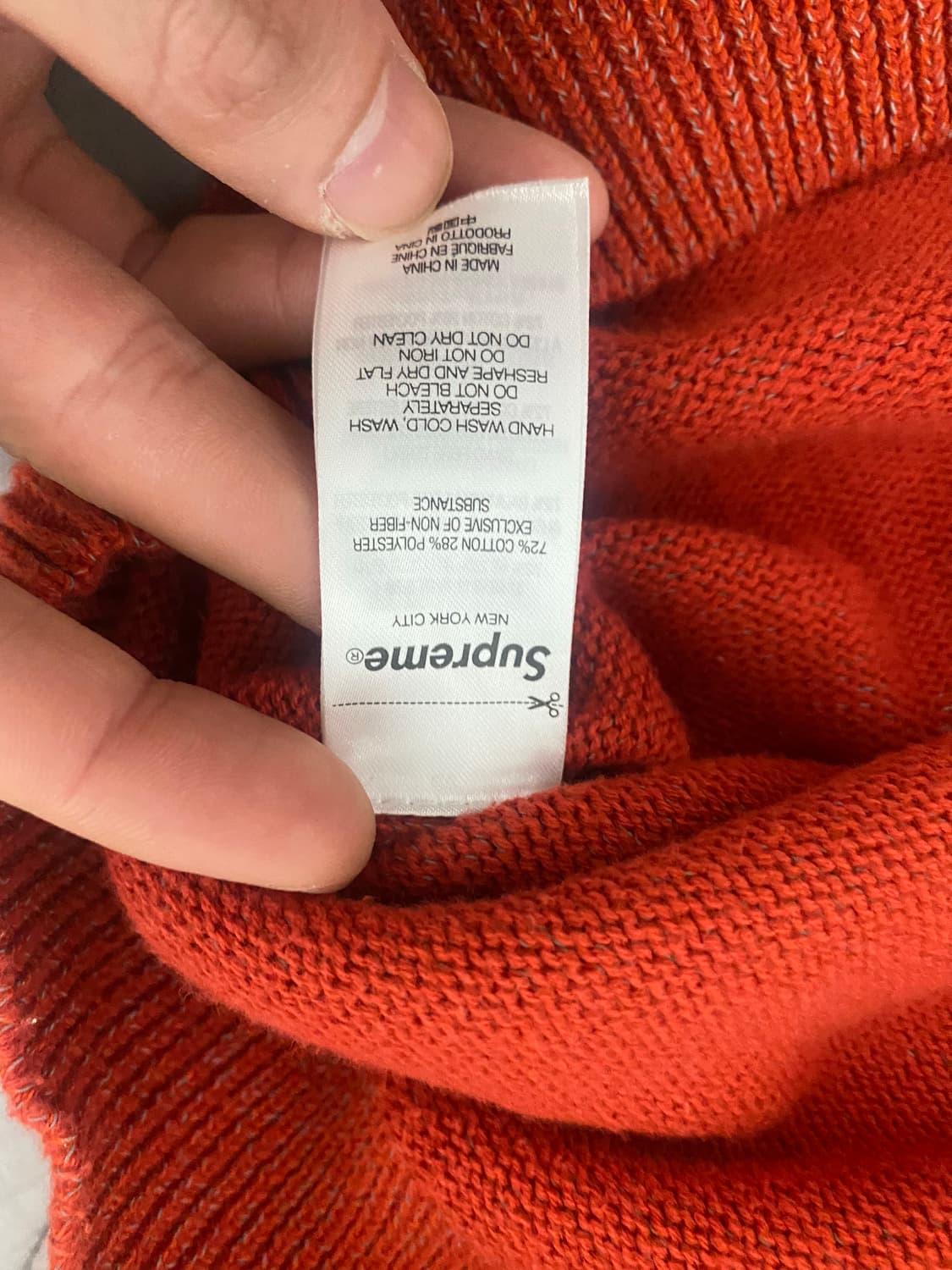 슈프림 리플렉티브 스웨터 L  상품이미지3