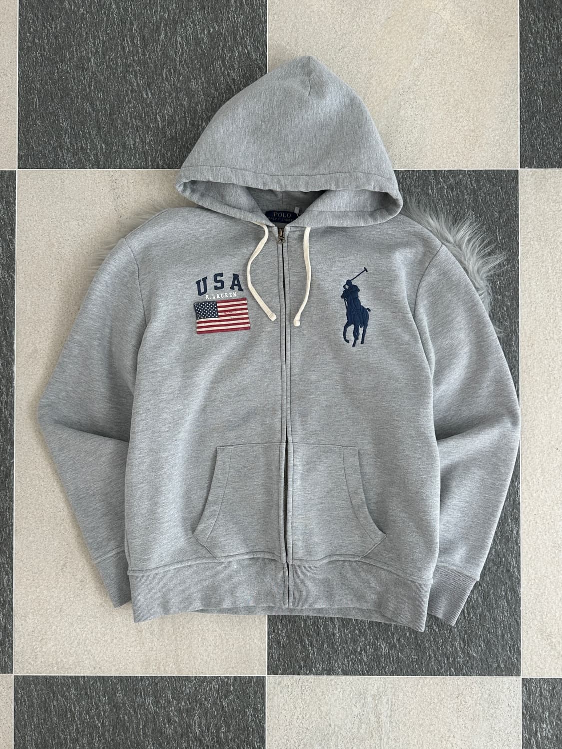 폴로 랄프로렌 빅포니 USA 성조기 후드집업  상품이미지6