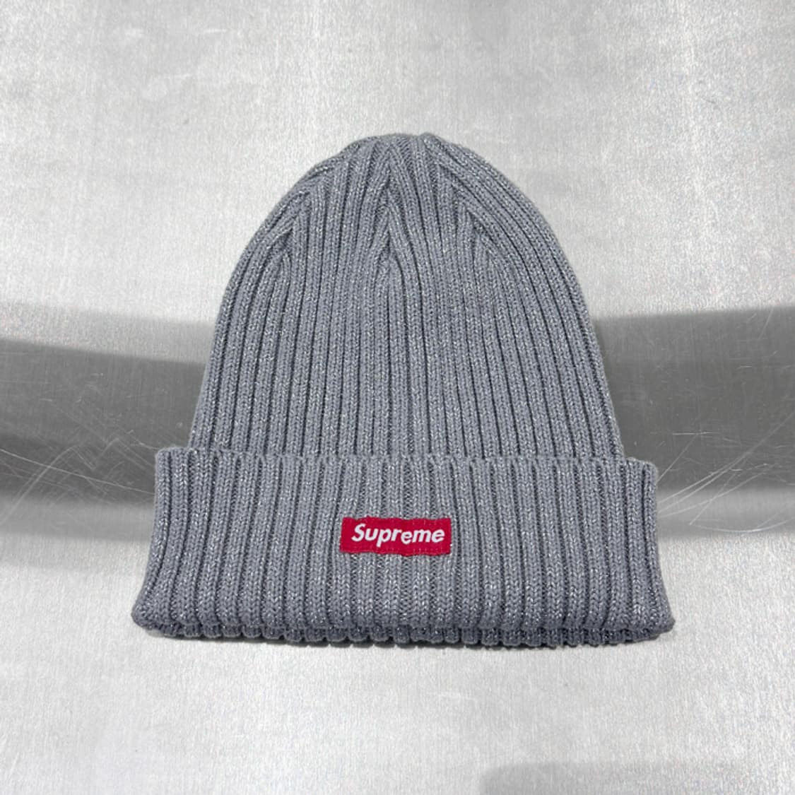 슈프림 25SS 오버다이드 비니 메탈릭 실버 상품이미지1