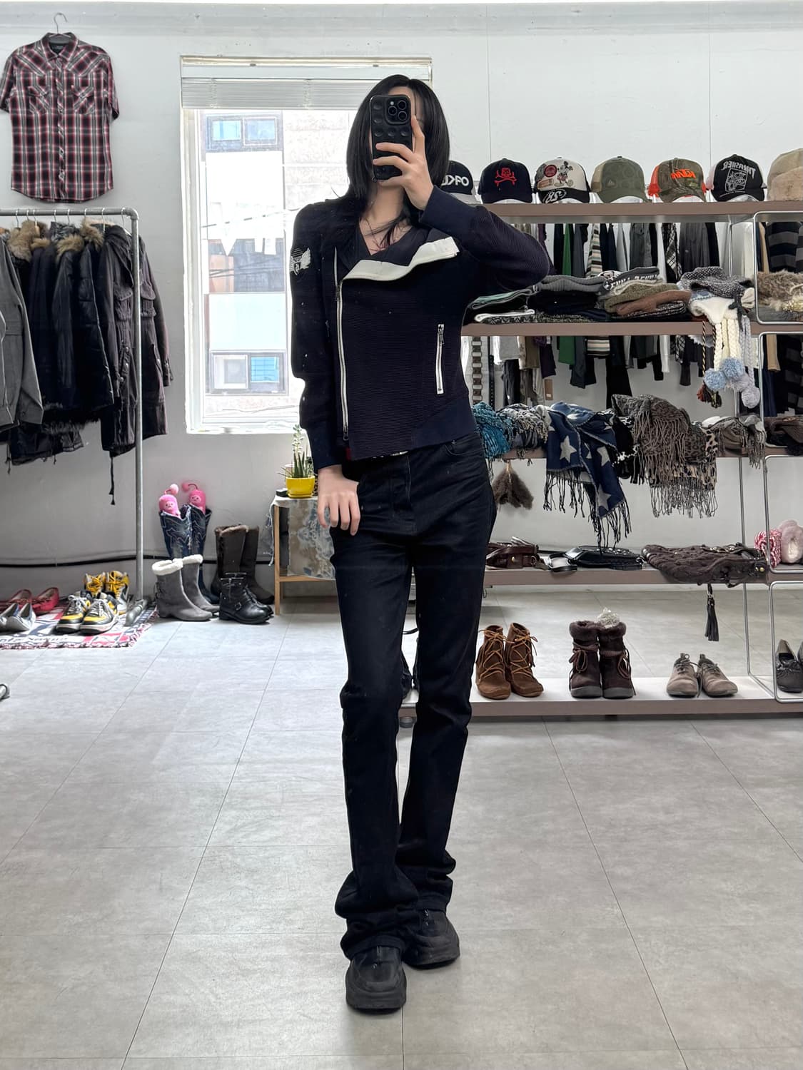 Doney 투웨이 비대칭 후드 자켓 상품이미지10