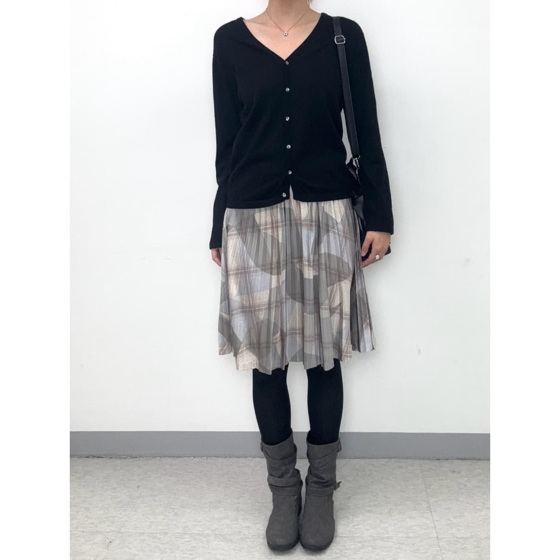 빈티지 블랙 울 가디건 상품이미지2