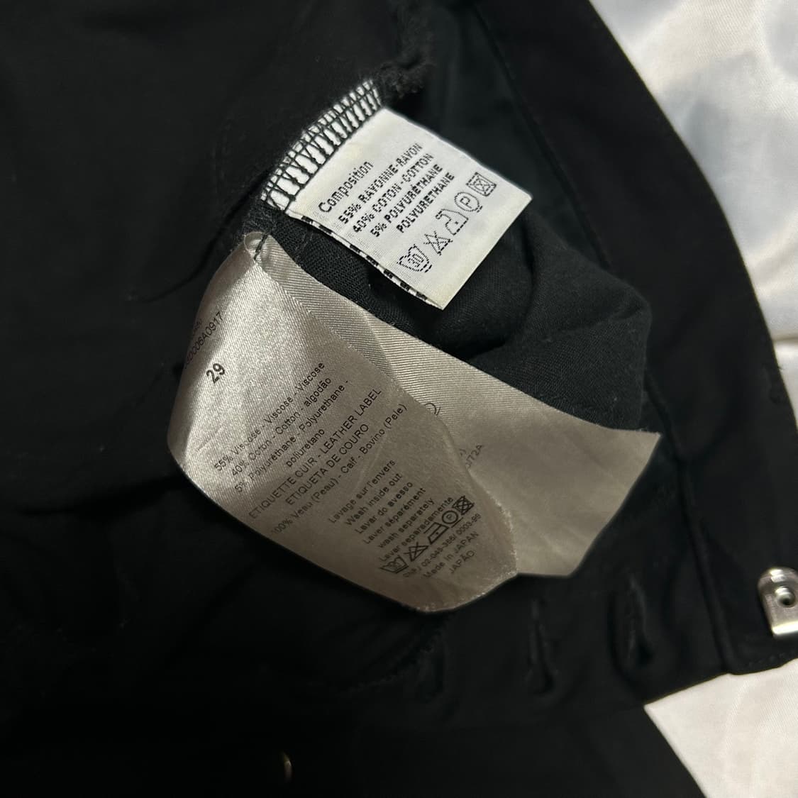 *rare* Dior MIJ 슈퍼슬랜더 에디슬리먼 스키니 블랙 데님팬츠 상품이미지7