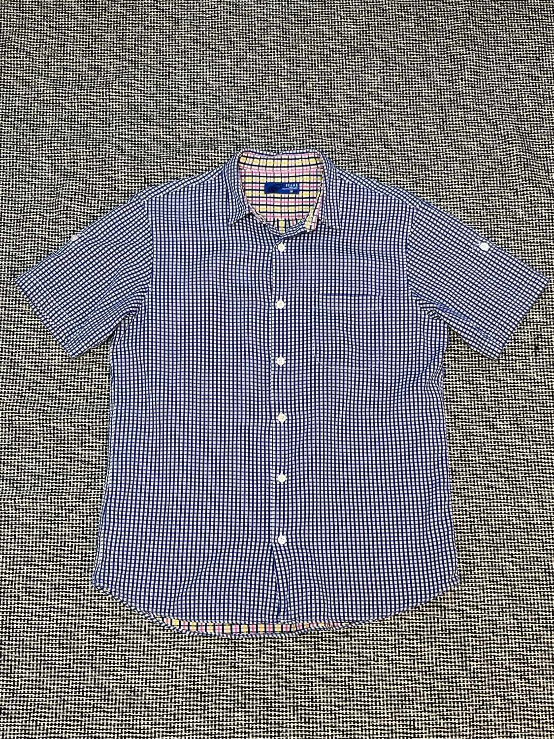 빔즈 체크 반팔셔츠 상품이미지2