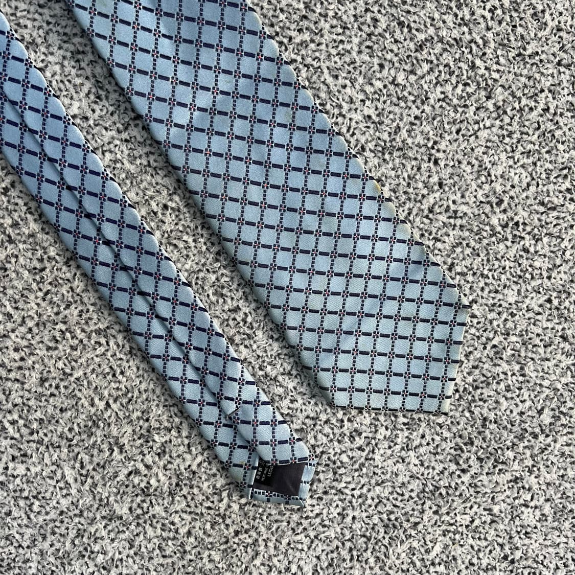 F 닥스 패턴 넥타이 (오염) 0326M 상품이미지6