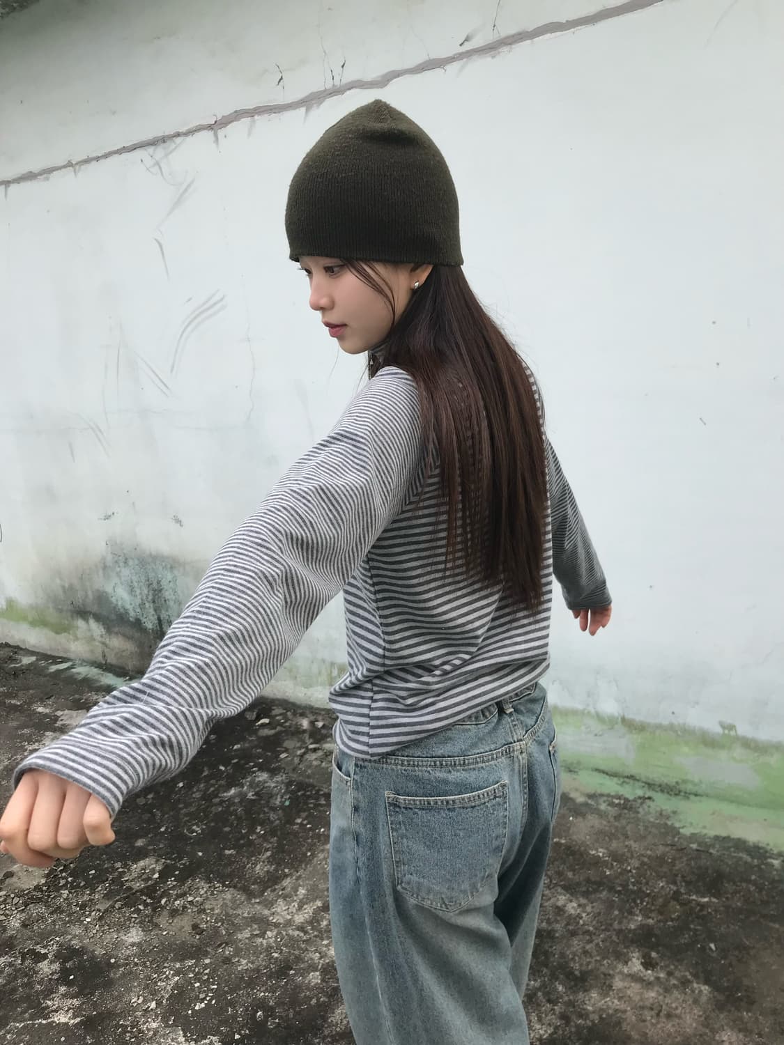 그레이 스프라이트 하프집업  상품이미지2