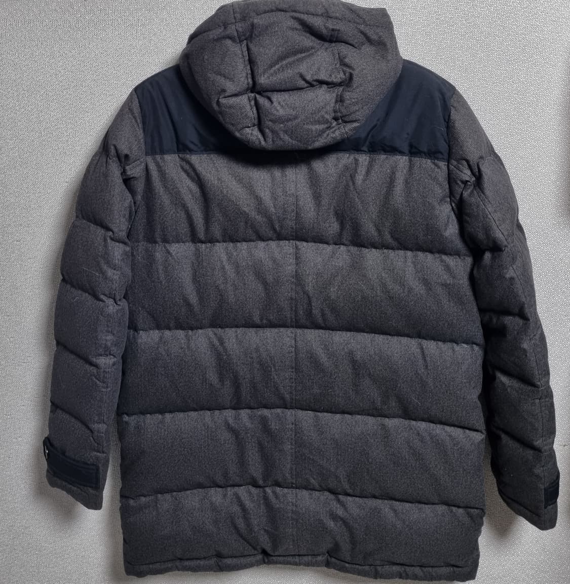 M (66) 노스페이스 다크그레이 구스 패딩  상품이미지2