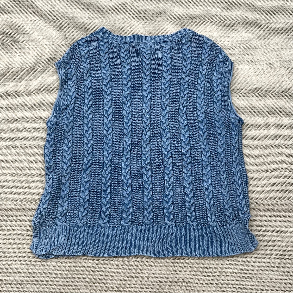 니코앤드 꽈배기 니트 베스트 r2958  상품이미지2