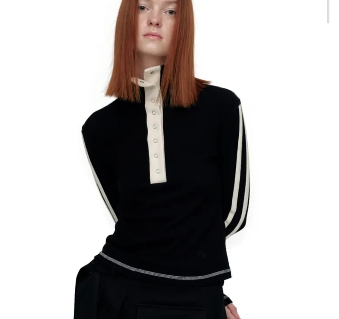 세릭 CERRIC COLOR SNAP BUTTON TOP 상품이미지3