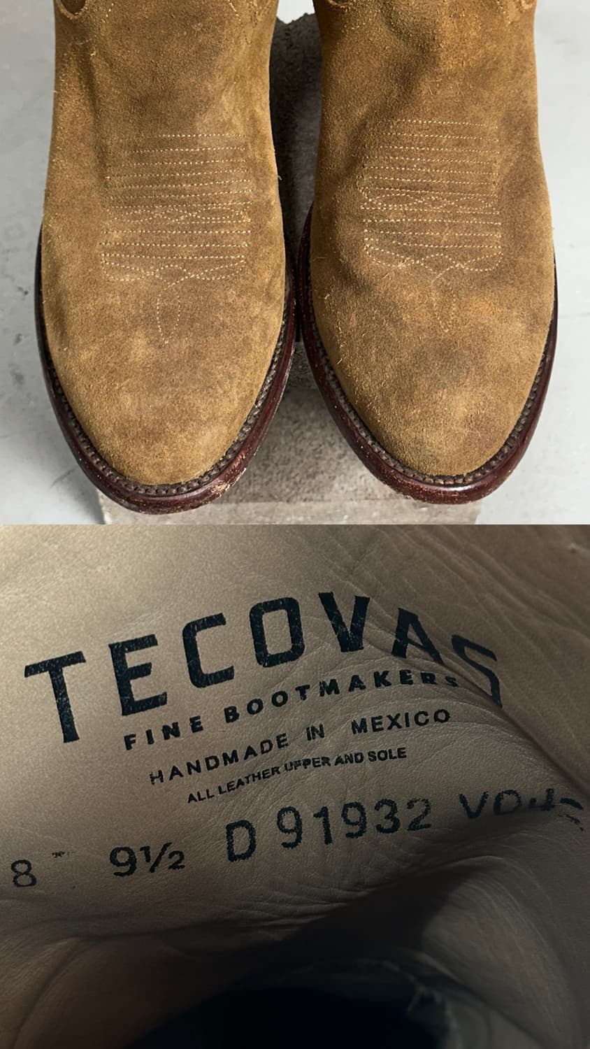 테코바스 죠니 스웨이드 웨스턴 부츠 카우보이 부츠 상품이미지8