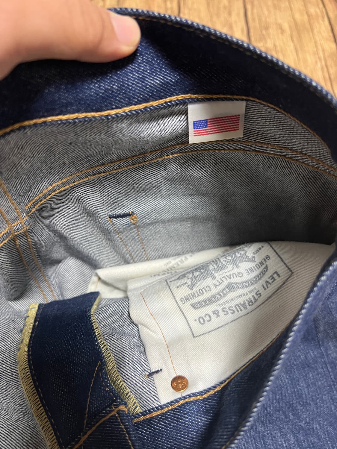 리바이스 505 셀비지 made in usa 상품이미지5