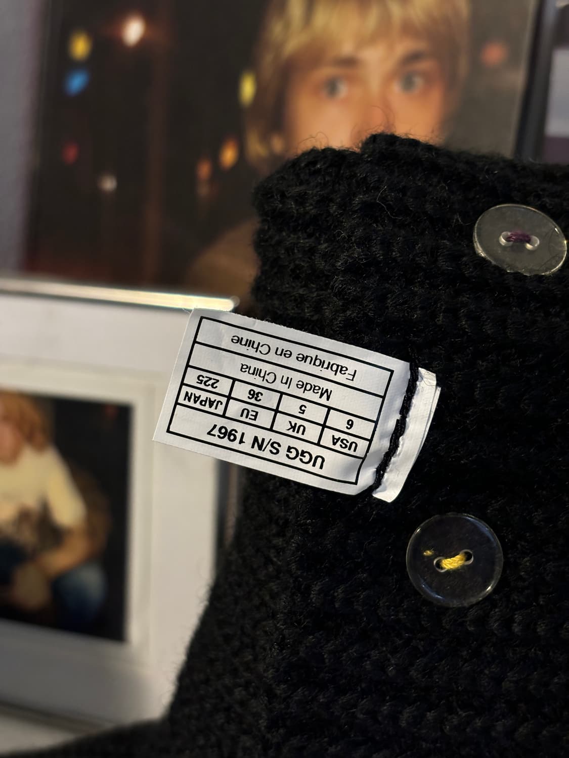 어그 버튼 니트 부츠 상품이미지5