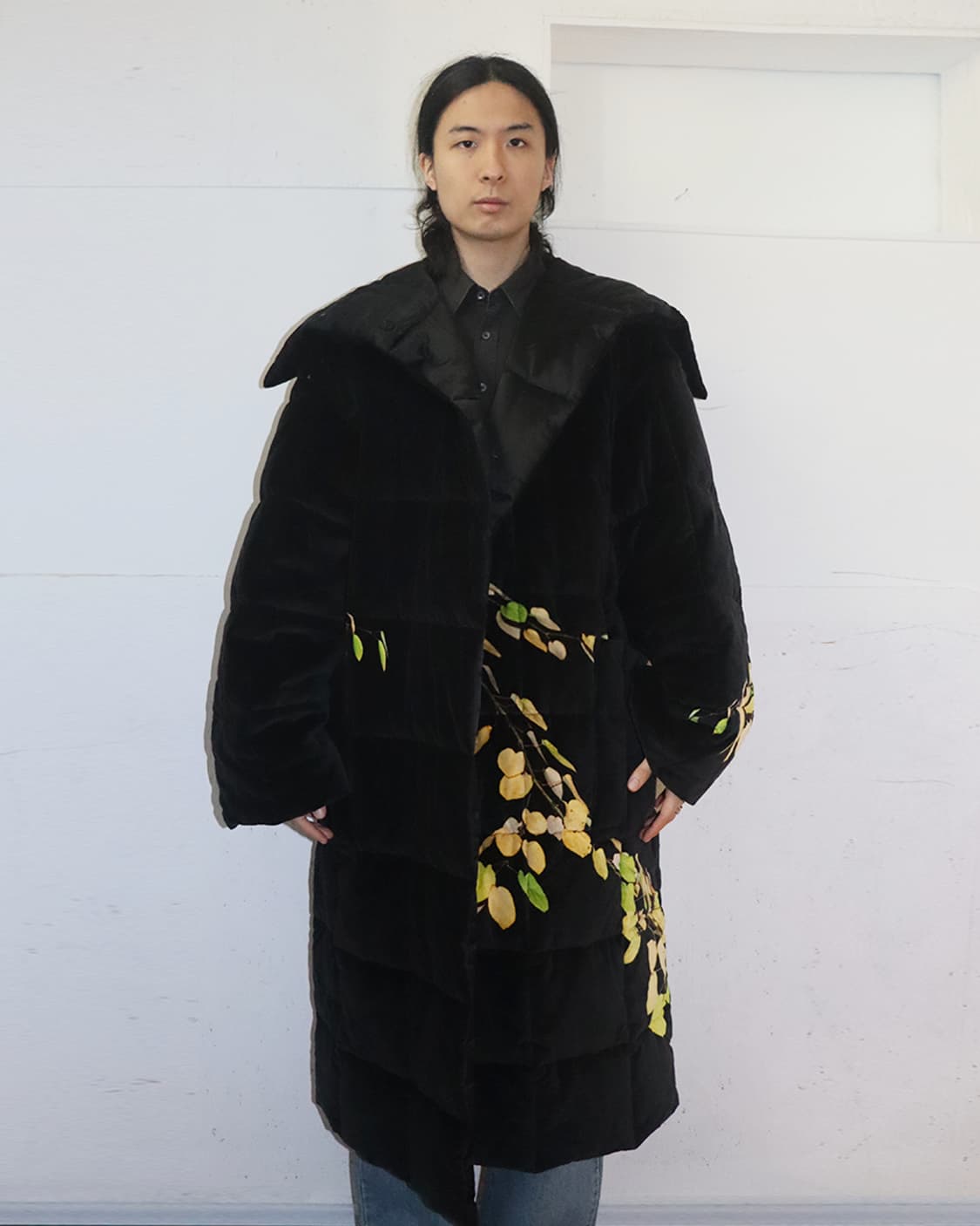 드리스 반 노튼 19AW 플라워 프린티드 푸퍼 코트 상품이미지1