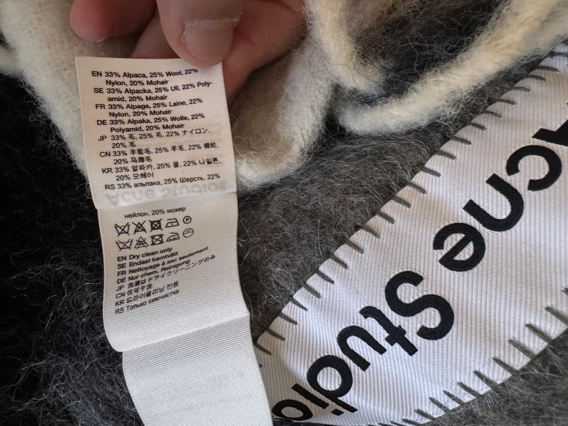 아크네 체크 머플러 상품이미지4