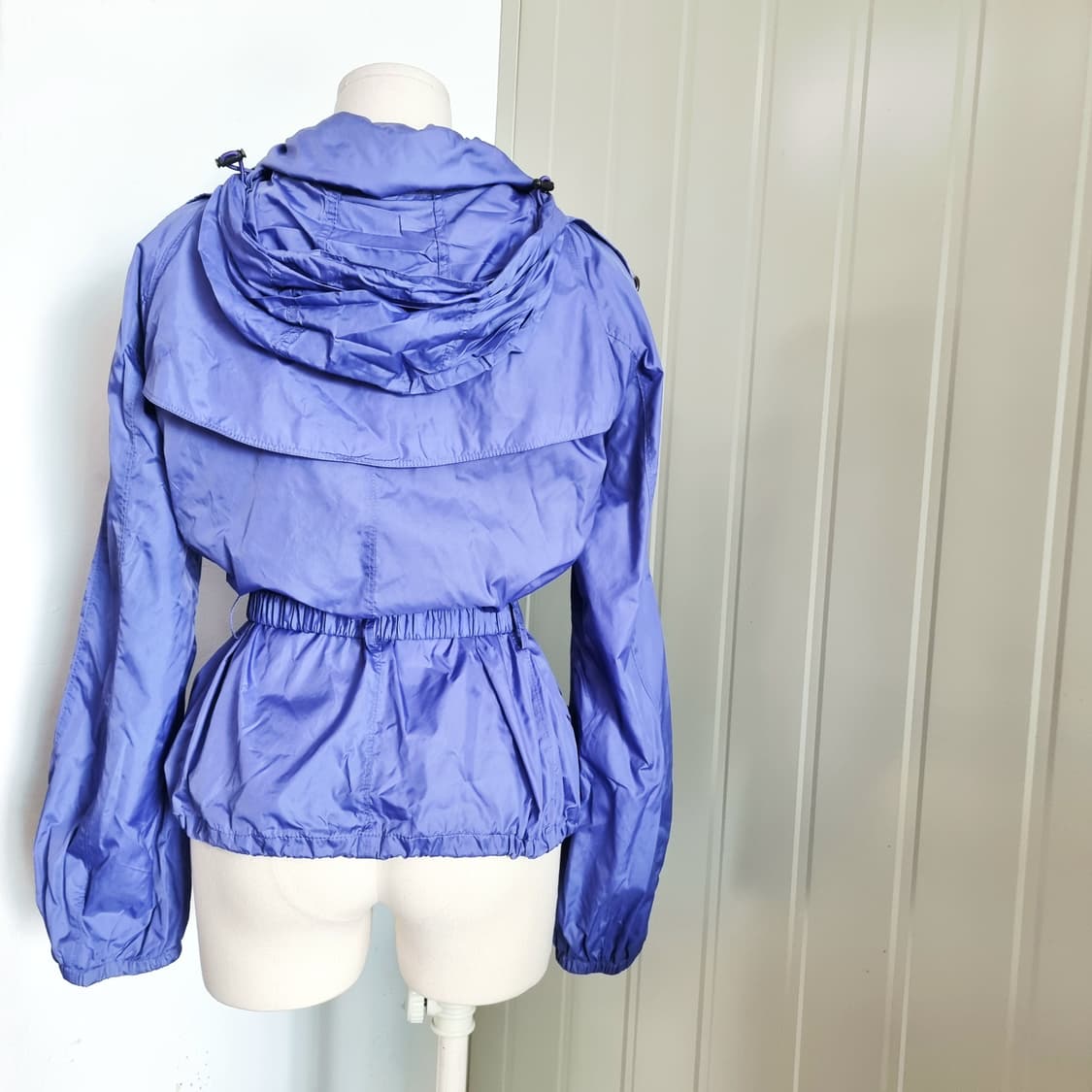 버버리 나일론 벨티드 바람막이 점퍼 자켓 (55/표기UK8,US6) 상품이미지4