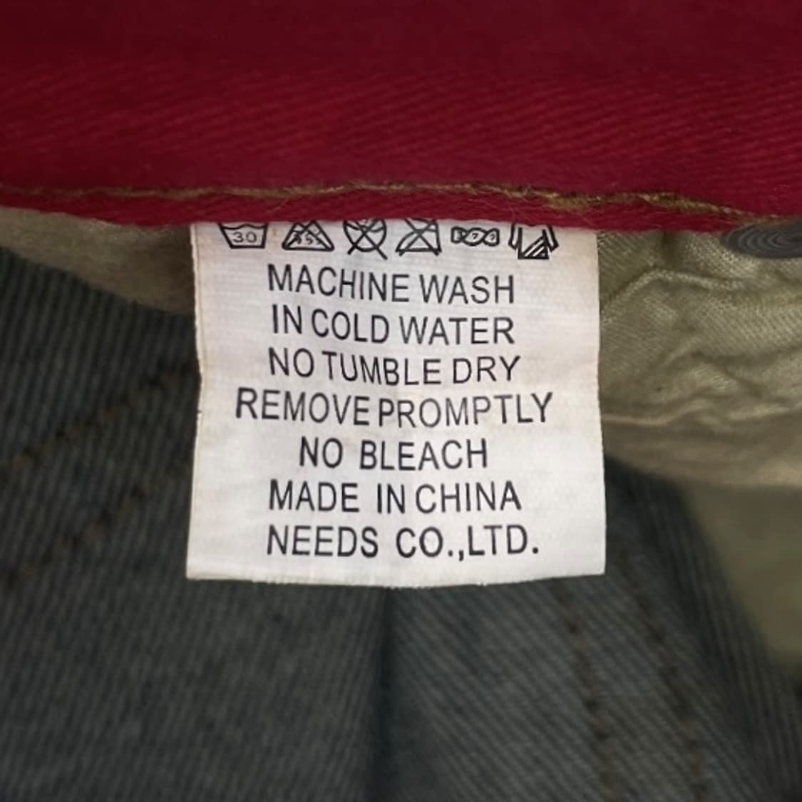 BUKKIR ABOU 자수 데님 팬츠 상품이미지9