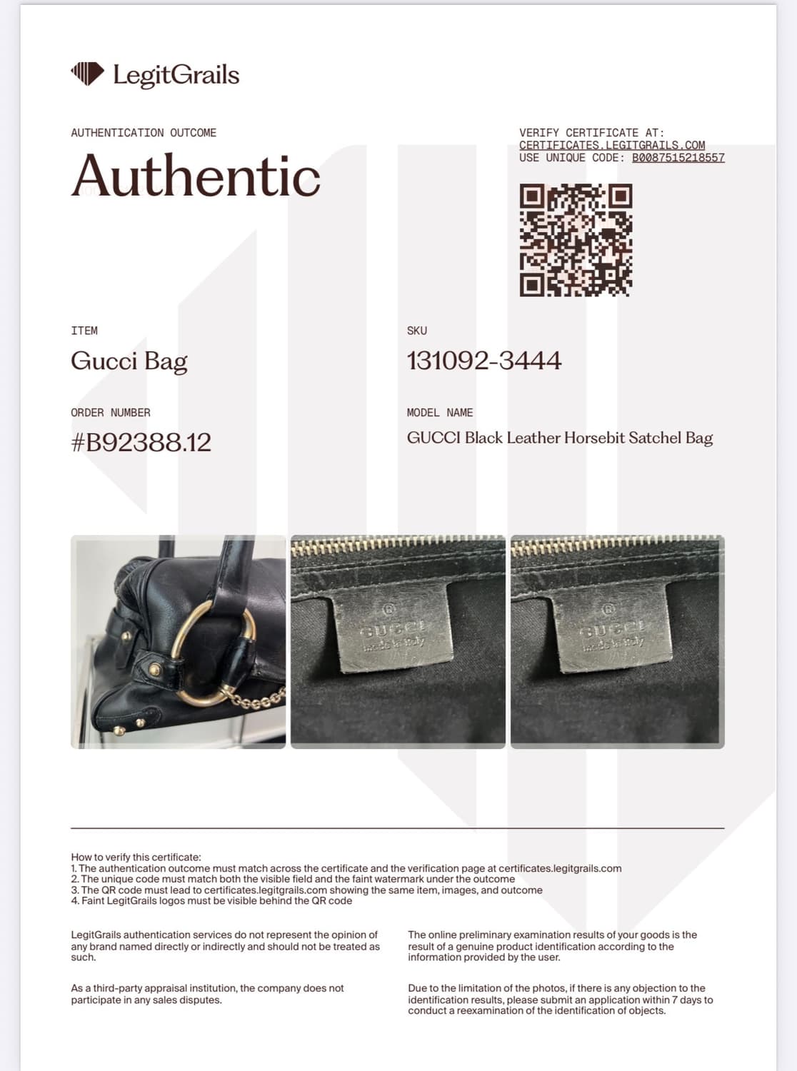 구찌 홀스빗 체인 숄더백 상품이미지10