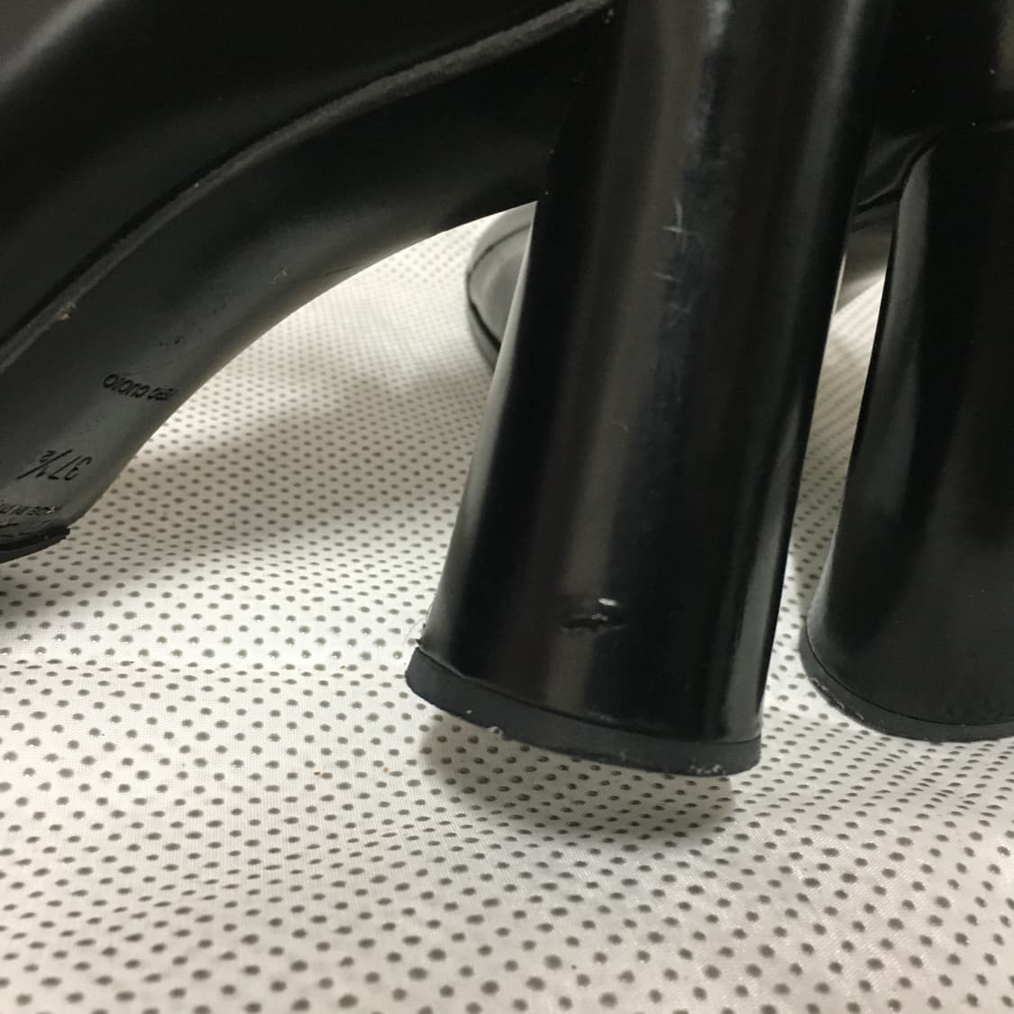 Prada black chunky high heels 상품이미지8